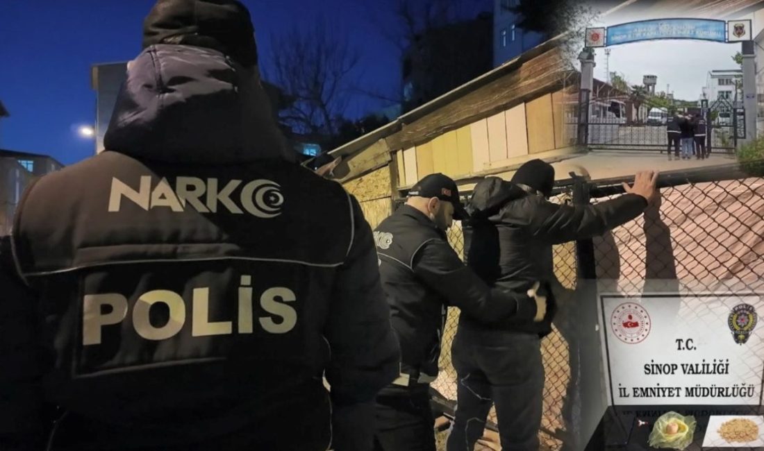 Sinop’ta düzenlenen operasyonlarda önemli miktarda uyuşturucu hammaddesi ve sahte döviz