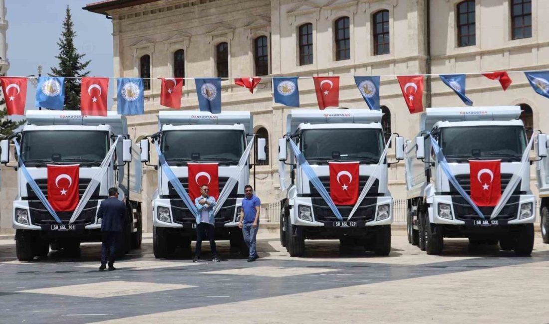 Sivas Belediyesi araç filosuna güç kattı Sivas Belediyesi, 2025 yılında araç filosuna 207 milyon TL değerinde