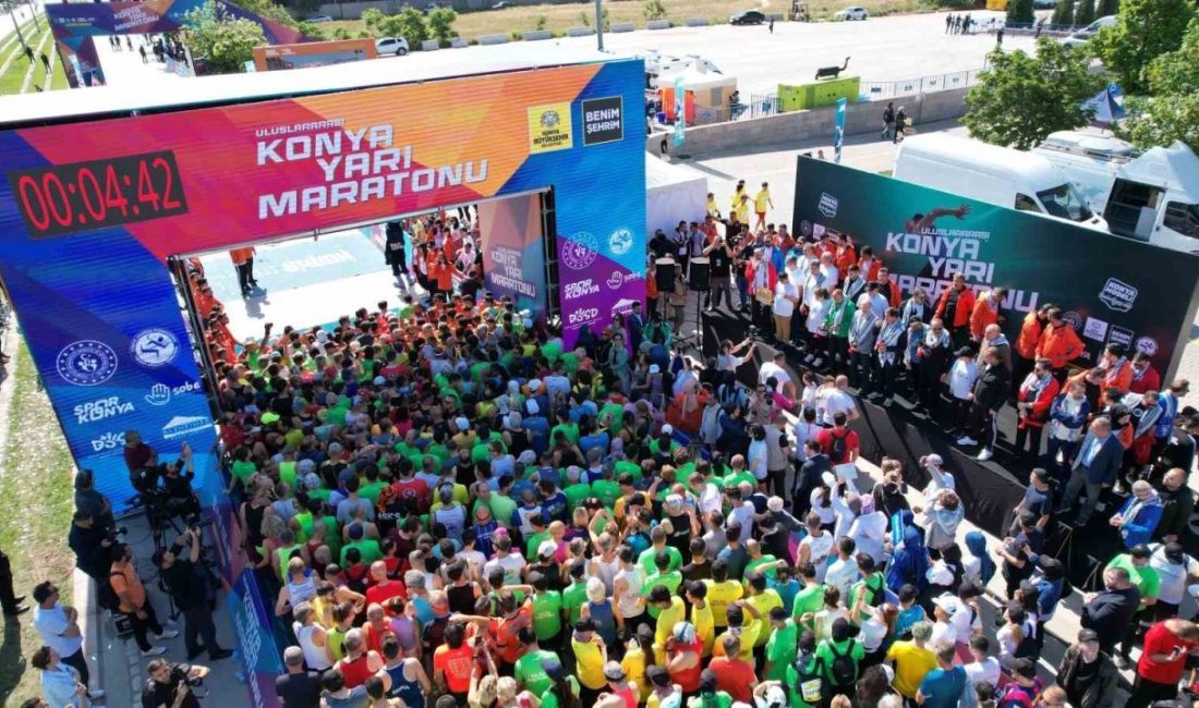 Sporseverlerin ilgiyle beklediği 4. Uluslararası Konya Yarı Maratonu bu yıl