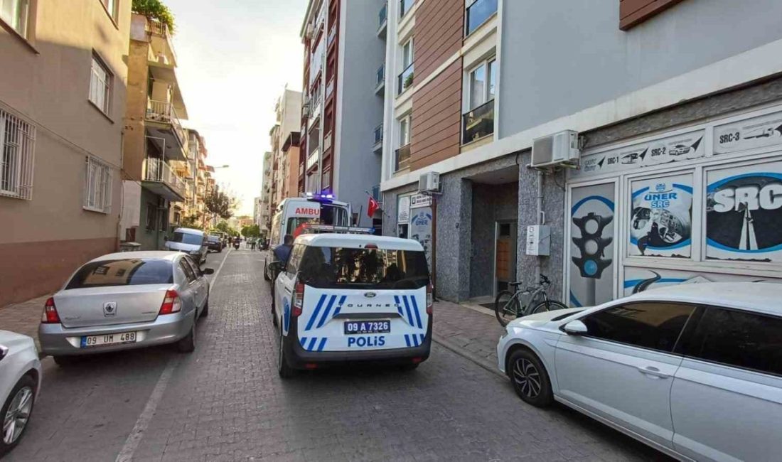 Aydın’ın Efeler ilçesinde yüksekten düşme ihbarı üzerine ekipler harekete geçerken,