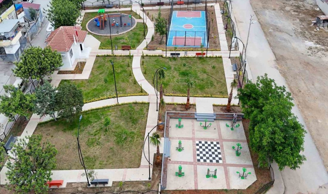Mersin’in Tarsus Belediyesi, çocuklara modern bir park ve yeni yaşam