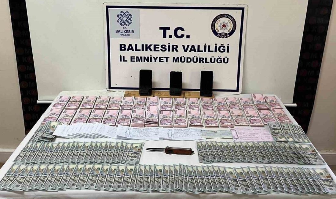 Tefecilik ve resmi belgede sahtecilik yapan şahıslara eş zamanlı operasyon Balıkesir’de tefecilik ve resmi belgede sahtecilik yaptıkları tespit edilen 6