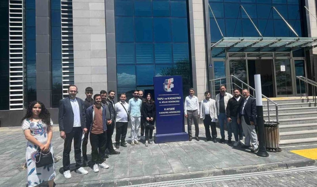 Tomarza Mustafa Akıncıoğlu MYO öğrencilerine uygulamalı eğitim verildi Tomarza Mustafa Akıncıoğlu Meslek Yüksekokulu Harita ve Kadastro Bölümünde bulunan