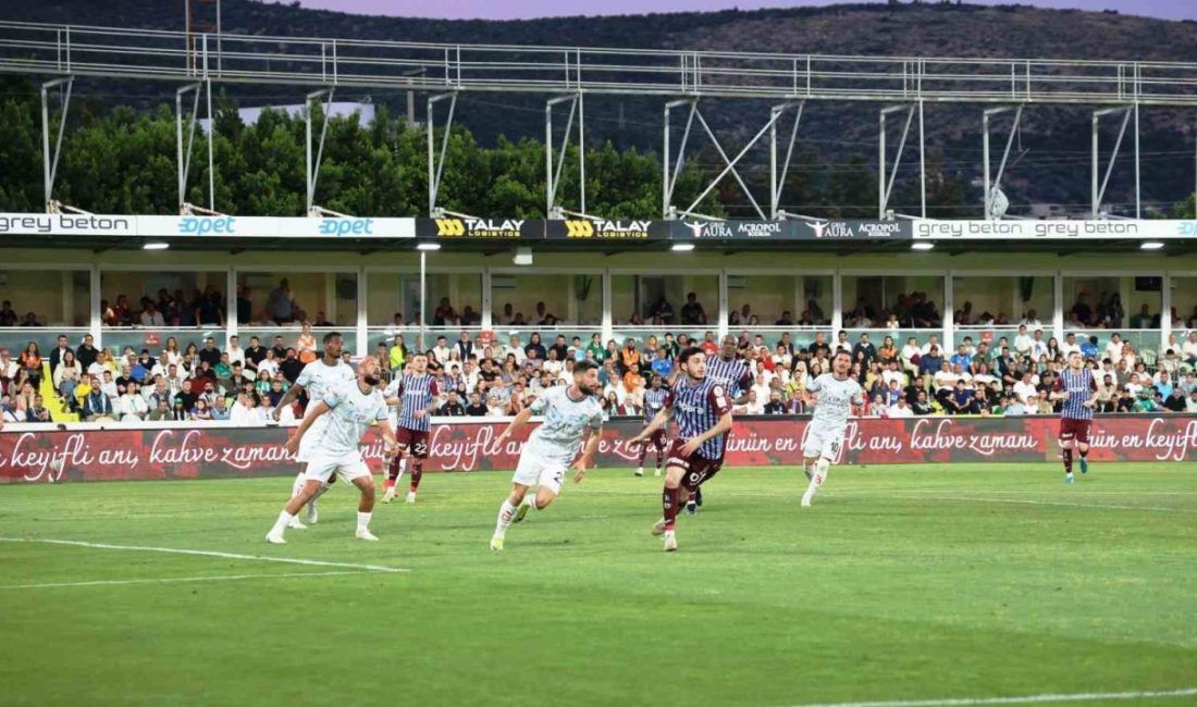 Trendyol Süper Lig’in 36. haftasında Bodrum FK sahasında Trabzonspor ile