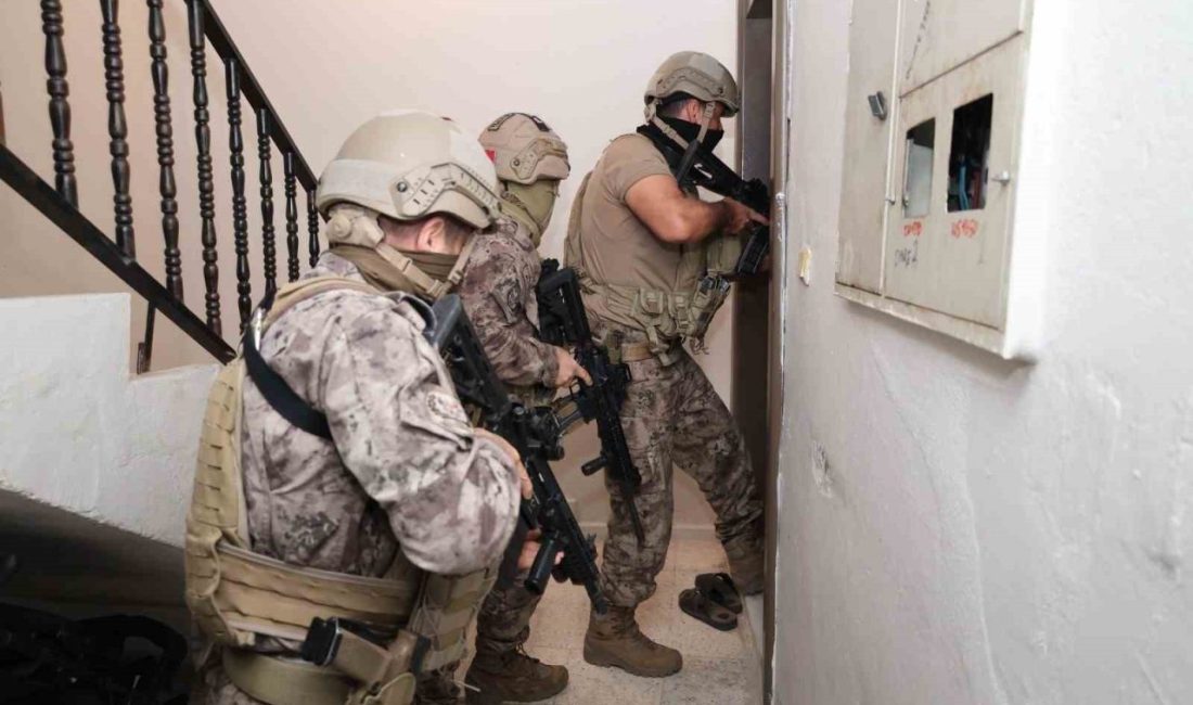 Mersin merkezli 4 ilde polisin yaptığı operasyonda yasadışı bahis siteleriyle