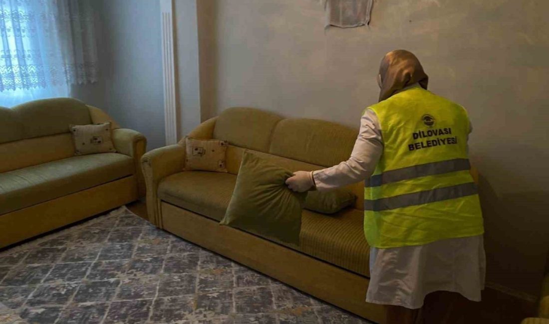Yaşlı ve engellilere temizlik hizmeti desteği Dilovası’nda hijyen şartlarını sağlamakta güçlük çeken 65 yaş üstü kişiler