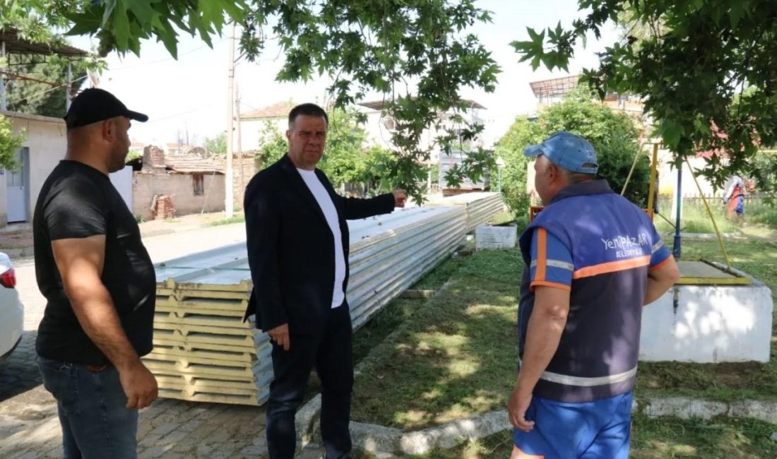 Yenipazar Belediyesi, ilçede temizlik ve düzenleme çalışmalarına hız verirken, Belediye