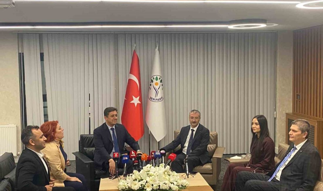 Kurban Bayramı’nda siyasi partiler arası bayramlaşma programı kapsamında DEM Parti’yi