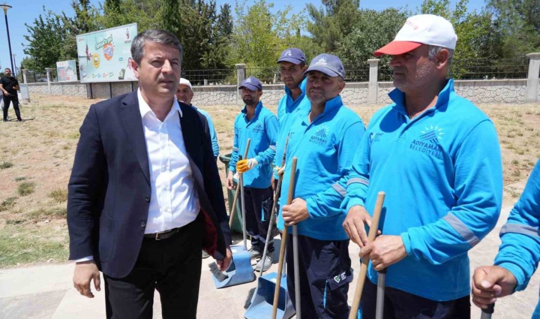 Adıyaman’da Safvan Bin Muattal Türbesi’nde temizlik çalışması Adıyaman Belediyesi, Samsat ilçesi sınırlarında bulunan ve Türkiye’de kabri bilinen