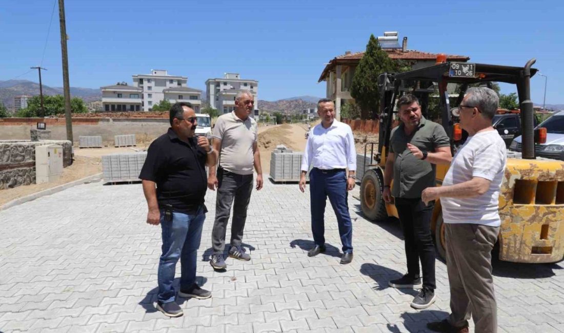 Başkan Tetik, ekiplerin çalışmasını yerinde inceledi Göreve geldiği günden bu yana saha çalışmalarına önem veren Nazilli