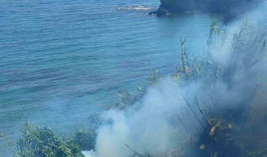 Çalılık alandaki yangında 1 dönümlük alan zarar gördü Antalya’nın Alanya ilçesi Okurcalar Mahallesi’nde çalılık alanda yangın çıktı. Yaklaşık
