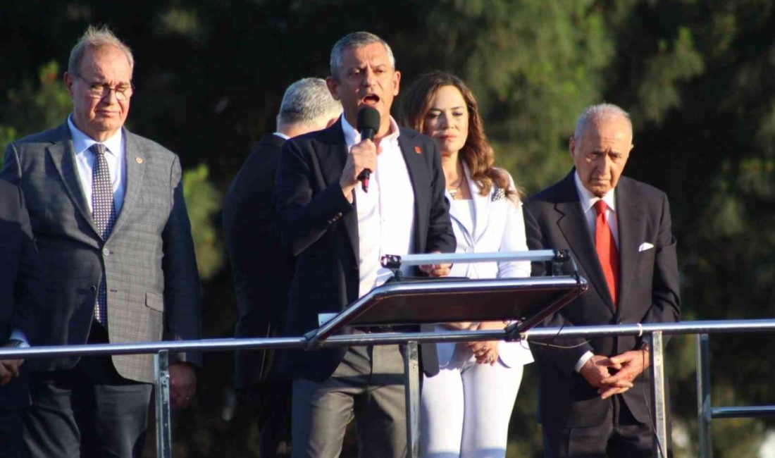 CHP Genel Başkanı Özgür Özel, Tekirdağ’ın Süleymanpaşa ilçesindeki mitingde yaptığı