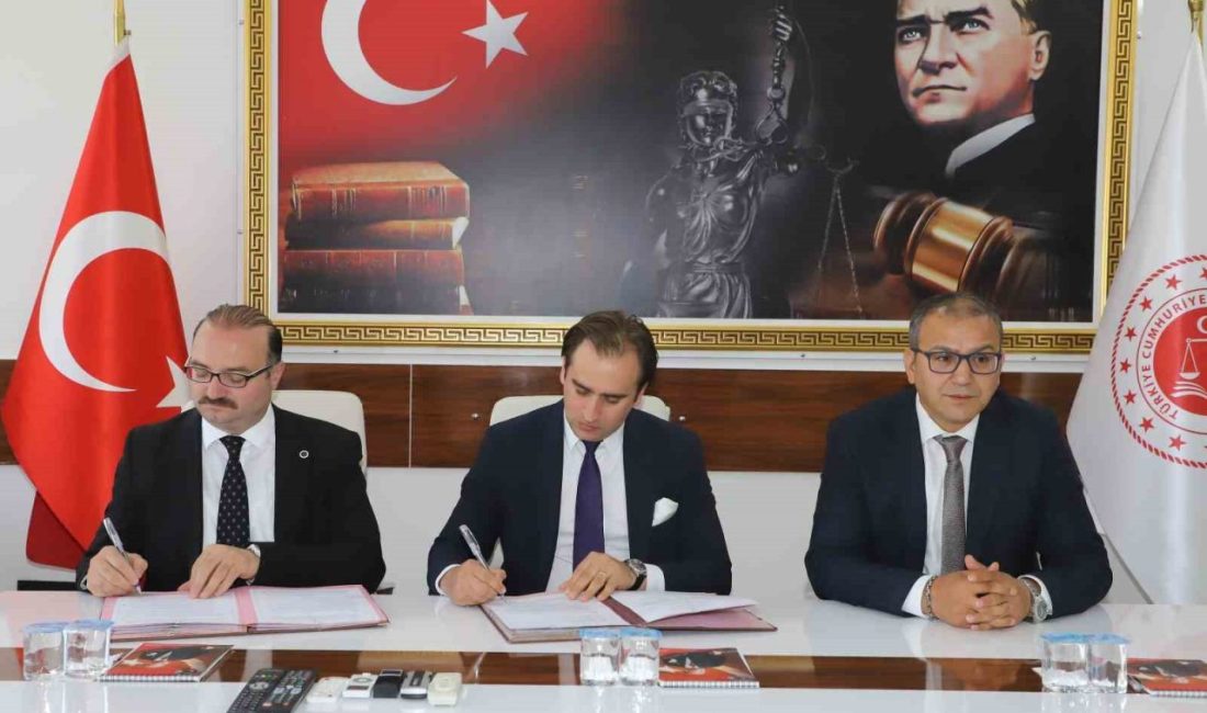 Denetimli serbestlik alanına yönelik iş birliği protokolü imzalandı Toplumsal sorunlara çözüm üretme ve kamu yararına hizmet etme anlayışıyla