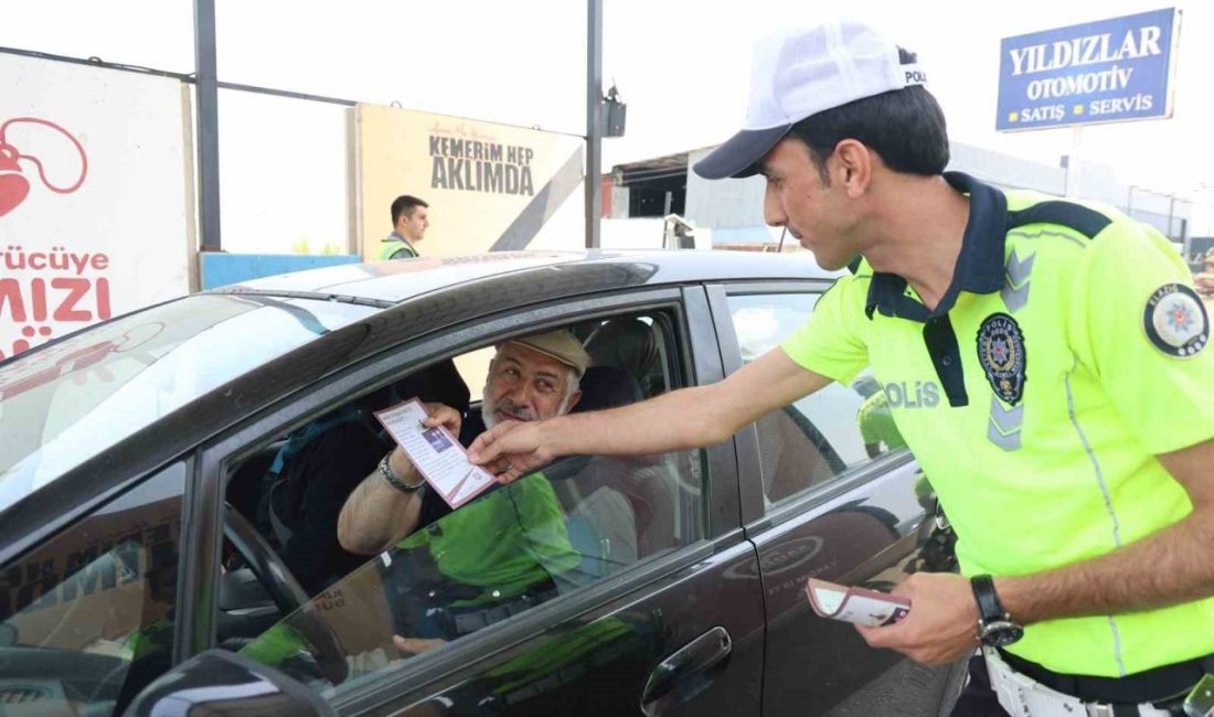 Elazığ’da polis ekiplerinden bayram denetimi Elazığ’da trafik ekipleri, kentin giriş ve çıkış noktalarında bayram denetimlerini