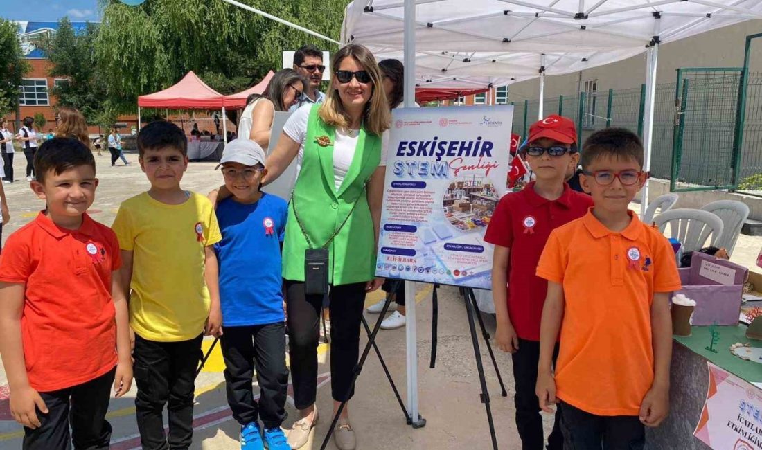 Eskişehir Vali Münir Raif İlkokulu 2-F sınıfı öğrencileri ve öğretmeni