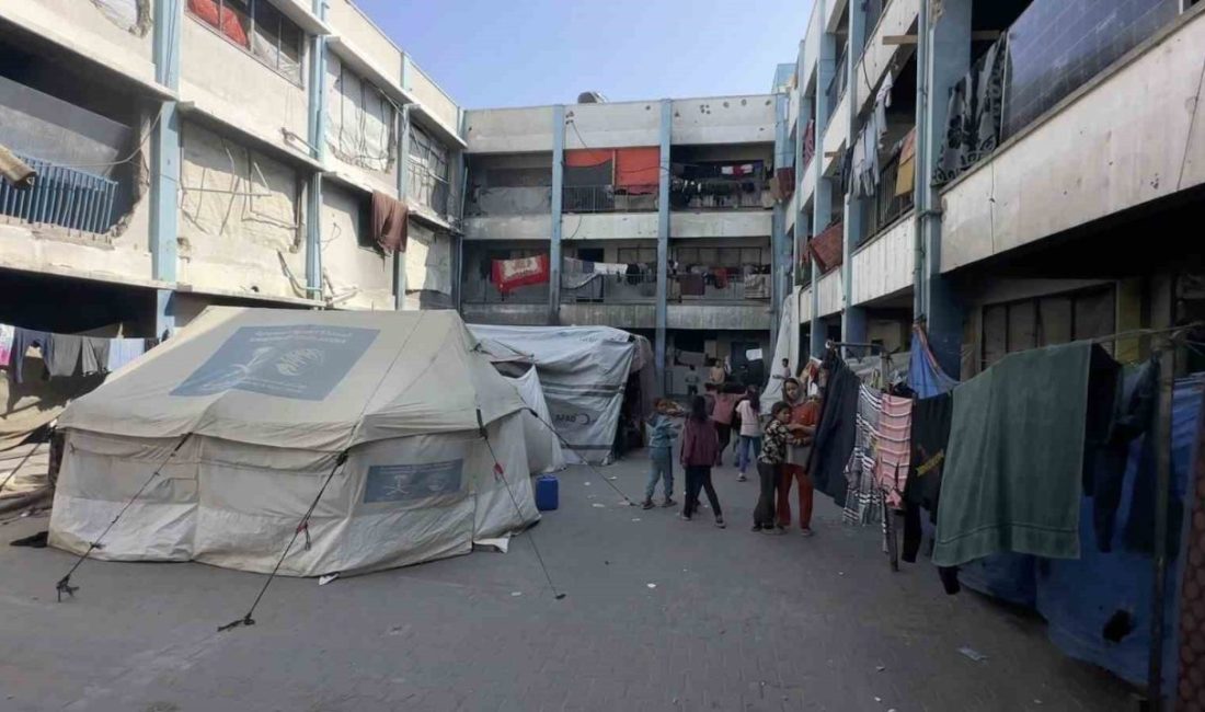 Türk Kızılay’ın insani yardım ulaştırdığı bölgelerde yaşayan Filistinli çocuklar, Kurban