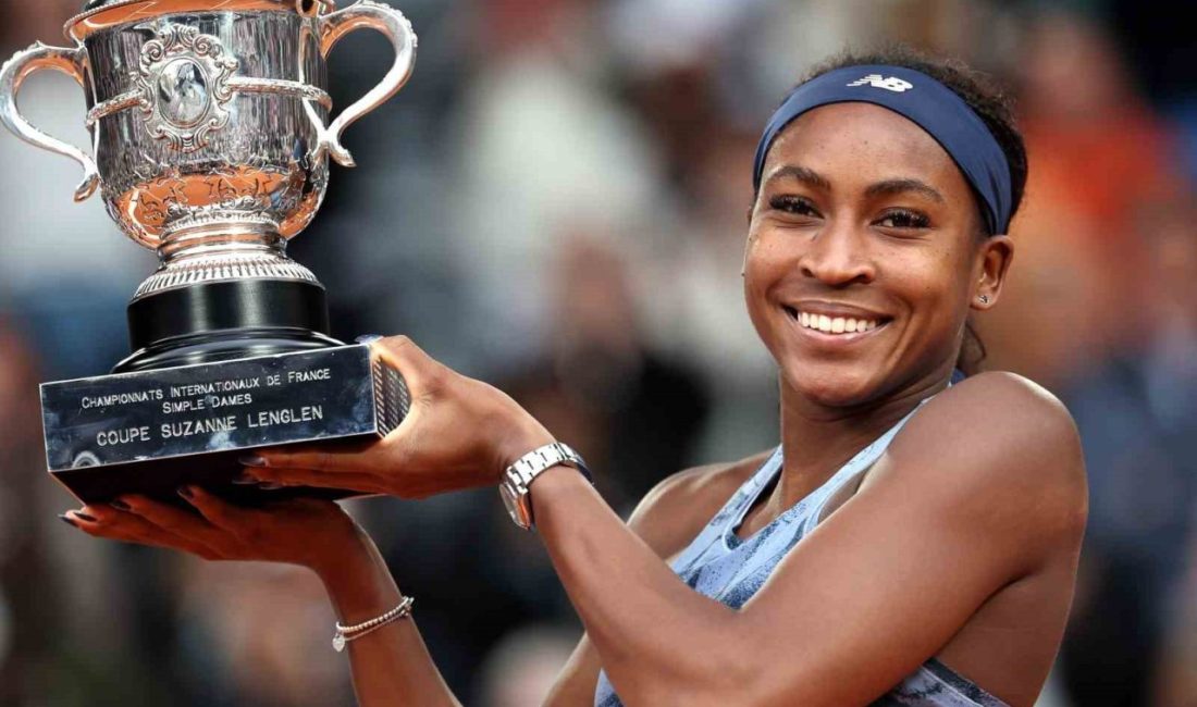 Fransa Açık tek kadınlar finalinde zafer Coco Gauff’un Fransa Açık tek kadınlar finalinde Coco Gauff, Aryna Sabalenka’yı 2-1
