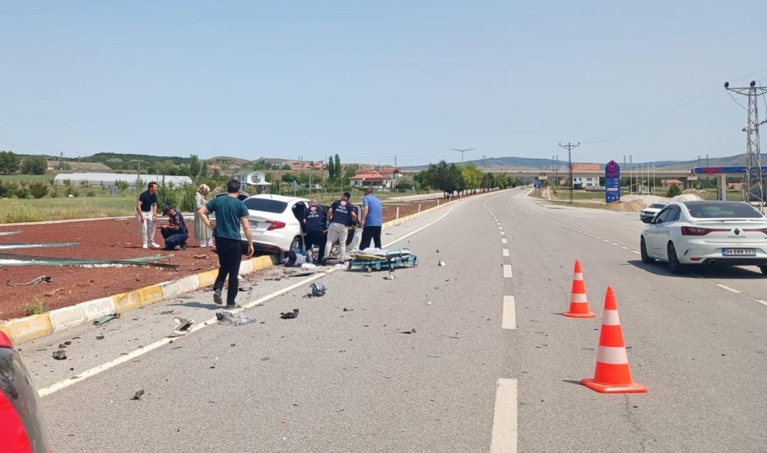 Yozgat’ta meydana gelen trafik kazasında 1 kişi öldü, 4 kişi
