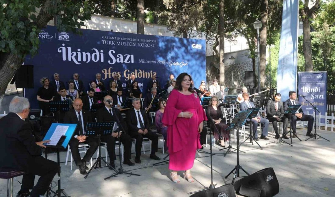İkindi sazı geleneği ile Gaziantep’e özgü türküler yeniden seslendirildi Gaziantep Büyükşehir Belediyesi, İkindi Sazı geleneğini yeniden canlandırarak kente ait