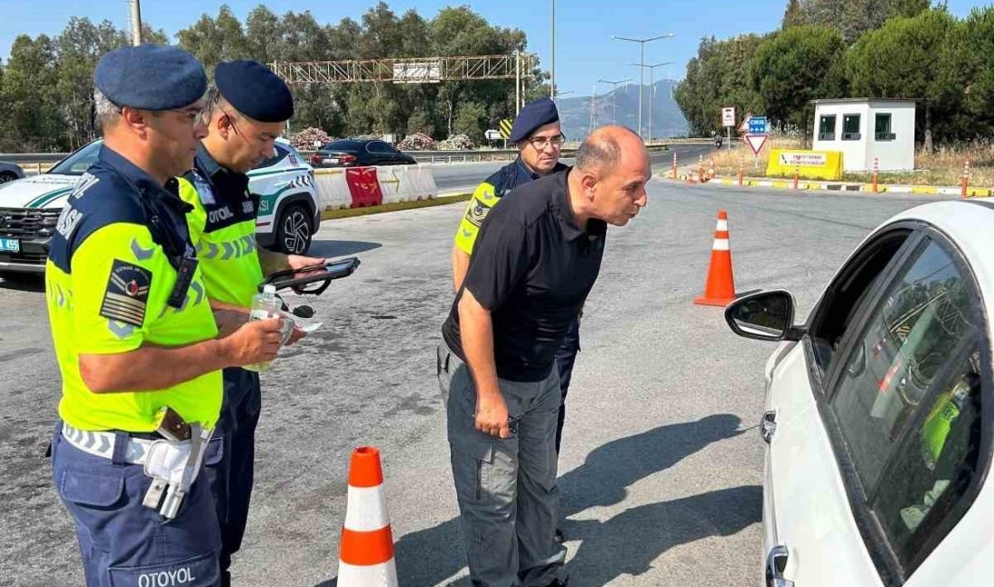 Aydın İl Jandarma Komutanı Albay Ali Naci Aldemir, Germencik gişelerinde