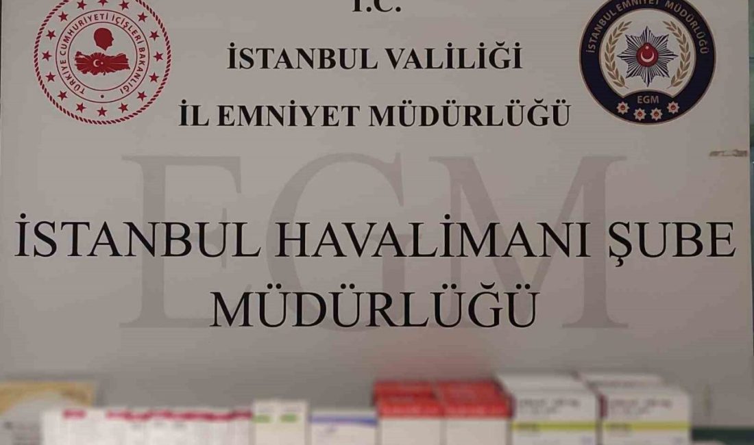 İstanbul Havalimanı’nda 12 milyon TL’lik kaçak ilaç operasyonu: 5 gözaltı İstanbul Havalimanı’nda yurt dışına giden 5 yolcunun valizlerinde yapılan aramalarda