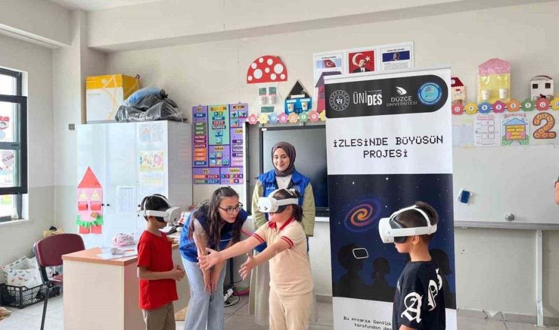 DÜZCE (İHA) – Düzce Üniversitesi Sınıf Öğretmenliği öğrencilerinin hazırladığı, ’İzlesin