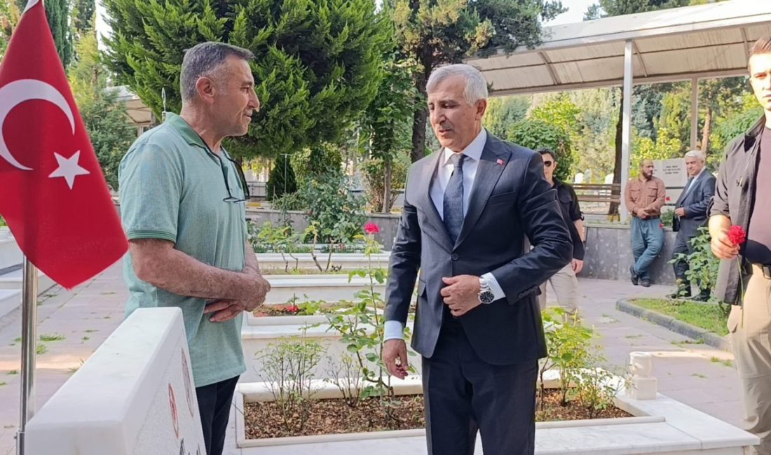 Kahramanmaraş’ta deprem şehitleri kabirleri başında anıldı Kahramanmaraş’ta Kurban Bayramı nedeniyle şehrin protokolü, şehitlik ile deprem şehitlerini