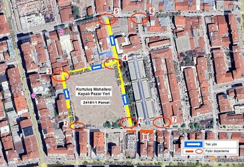 Eskişehir Büyükşehir Belediyesi tarafından hayata geçirilecek Kurtuluş Kapalı Pazar Yeri