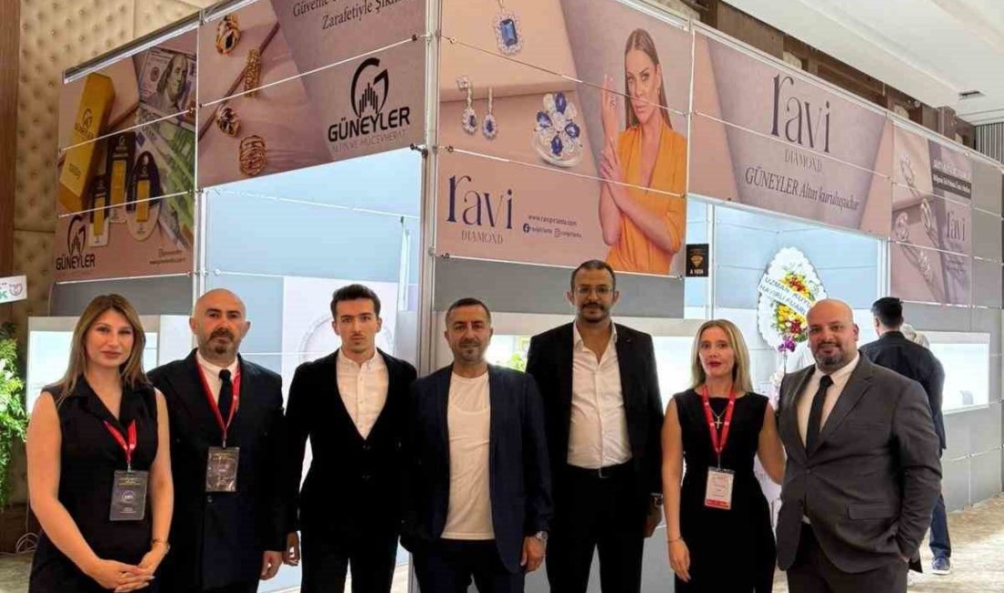 Kuyumculuk fuarında Ravi pırlanta dikkatleri üzerine çekti Gaziantep’te düzenlenen kuyumculuk fuarında Hatay’ı temsil eden Güneyler Altın Ravi