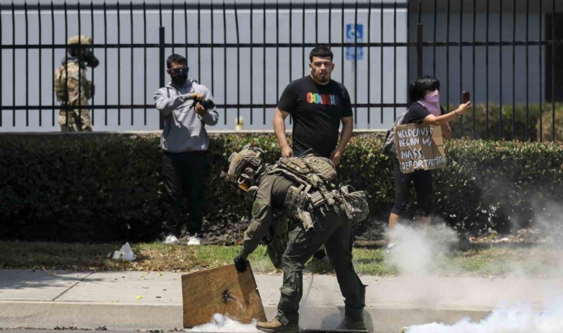 ABD Başkanı Donald Trump, Los Angeles kentinde Göçmenlik ve Gümrük