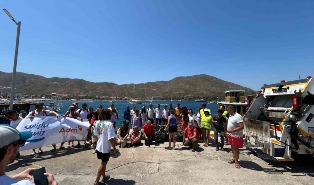 Muğla’nın Marmaris ilçesinde gönüllülerce temizlik harekâtı başlatıldı. Marmaris’te ki çevre