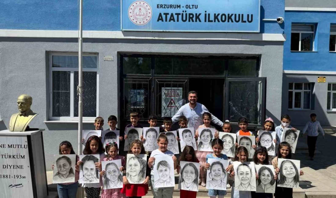 Öğretmenden bir karne hediyesinden fazlası Erzurum’un Oltu ilçesinde bir sınıf öğretmeni öğrencilerine unutamayacakları bir karne