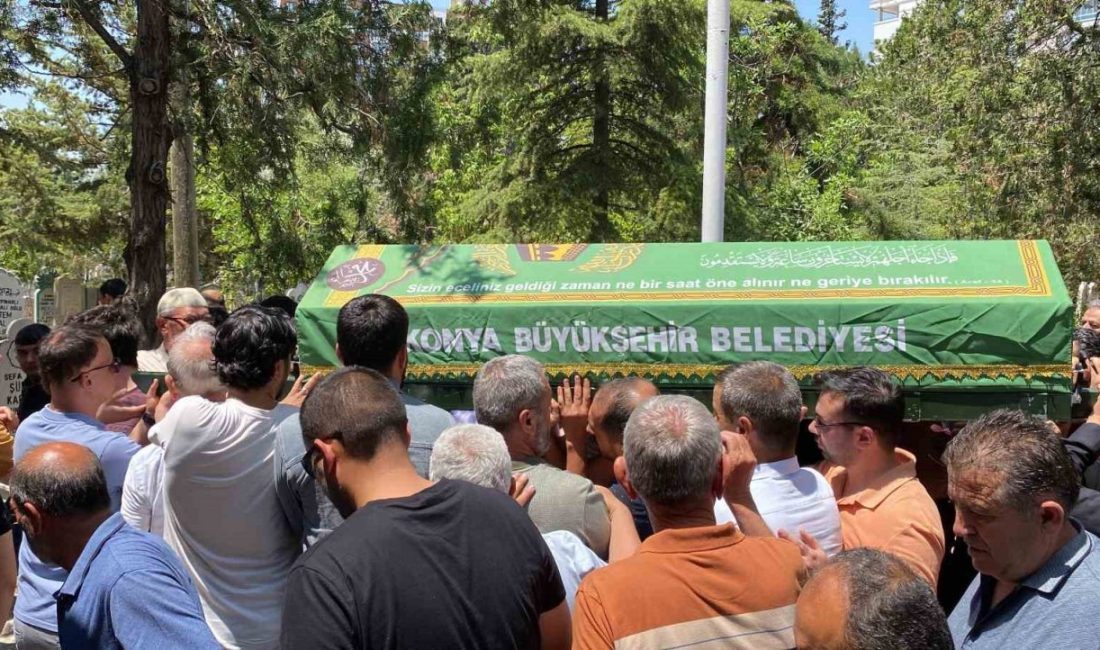 Konya’da kavşağa aşırı hızlı giren otomobilin çarptığı motokurye kılınan cenaze