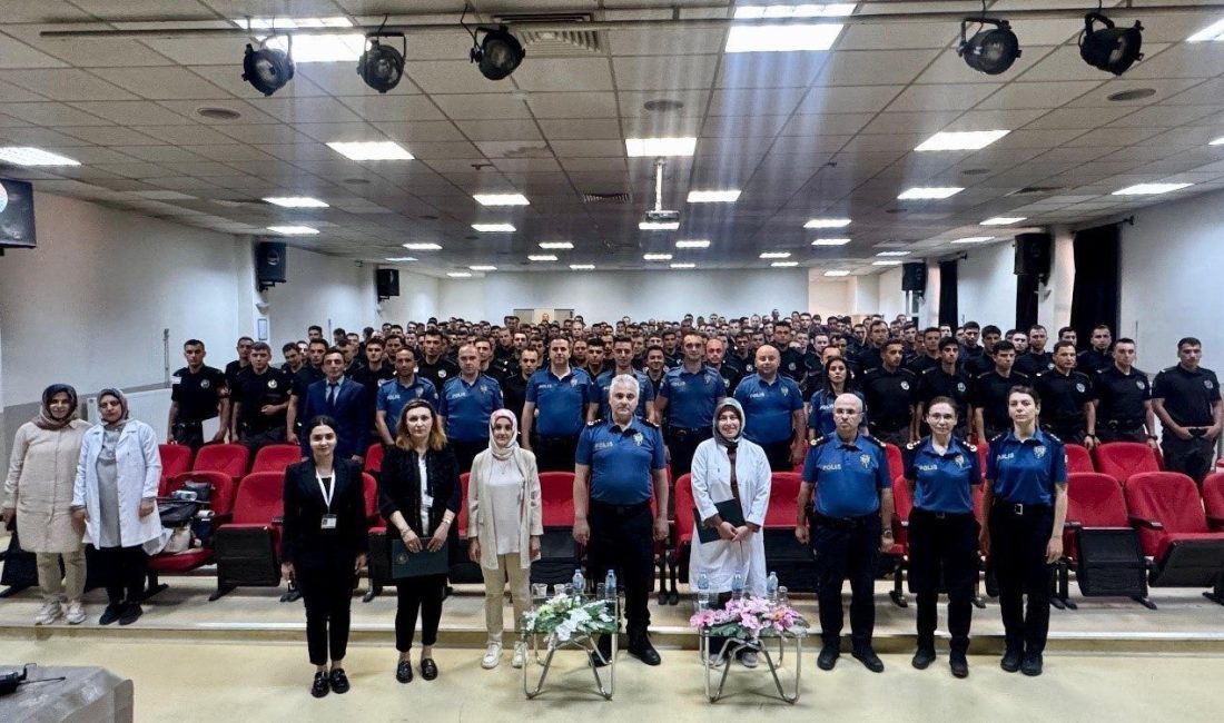 Polis Eğitim Merkezi Öğrencileri sağlık elçisi oldu Erzurum İl Sağlık Müdürlüğü koordinesinde yürütülen SAHA Sağlık Elçileri Akademisi