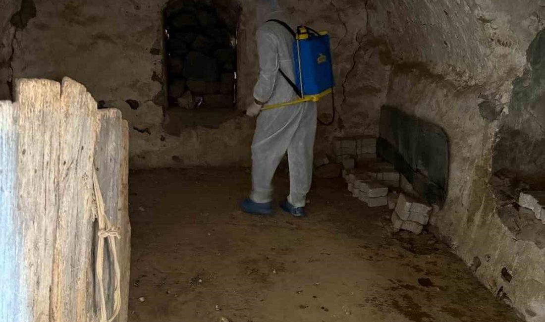 Şırnak’ın Güçlükonak ilçesine bağlı Çobankazanı köyünde, sahada görev yapan ekiplerin