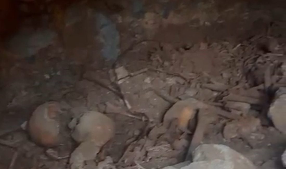 Temel açma çalışması sırasında kafatasları ve kemikler çıktı Kahramanmaraş’ın Türkoğlu ilçesine bağlı tarihi geçmişi olan bir mahallede temel