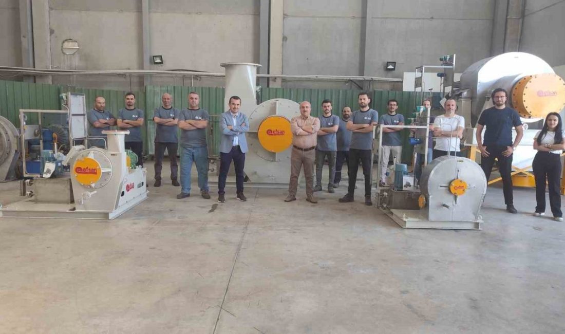 Denizli’de faaliyet gösteren Efsan Makina, Türkiye’de ilk kez üretilen CCR