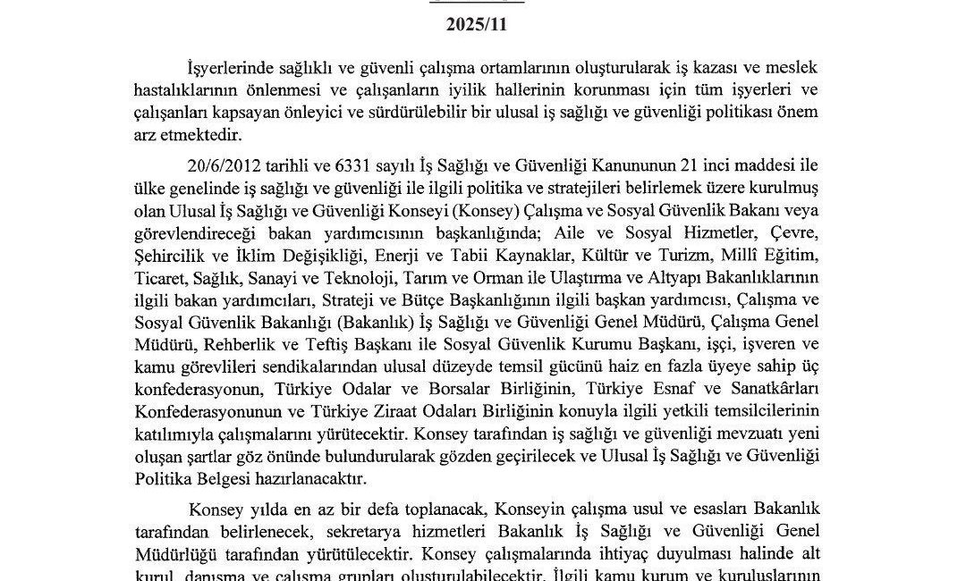 Cumhurbaşkanı Erdoğan’ın imzasıyla Resmi Gazete’de yayımlanan genelge ile 2026-2030 dönemi