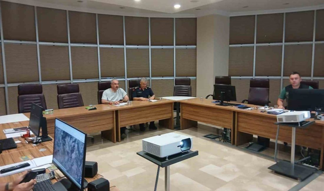 Çanakkale Valisi Doç. Dr. Ömer Toraman, Ayvacık ilçesinde çıkan yangınla