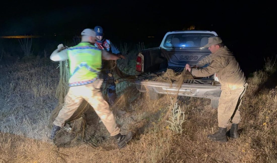 Van’da 1,5 ton inci kefali ele geçirildi Van’da jandarma ekipleri, Van Gölü’nde yaşayan ve üreme dönemi boyunca