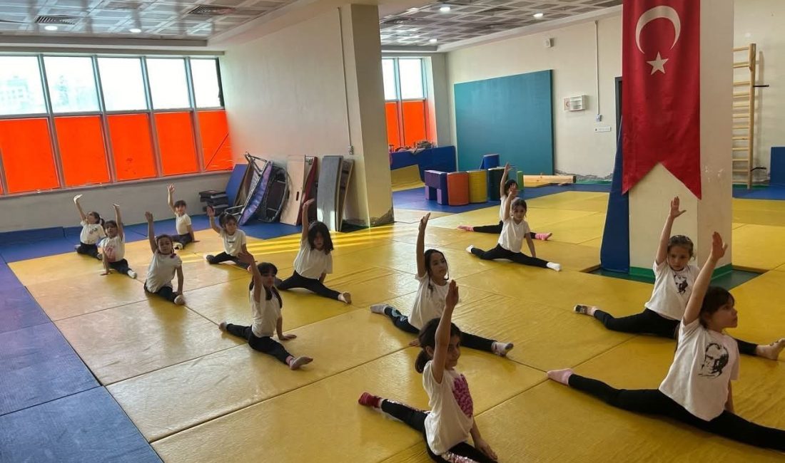 Yeni Spor Salonu’nda başlayan artistik cimnastik antrenmanları yoğun ilgi görüyor Yeni Spor Salonu’nda uzman antrenörler eşliğinde sürdürülen artistik cimnastik kursları,