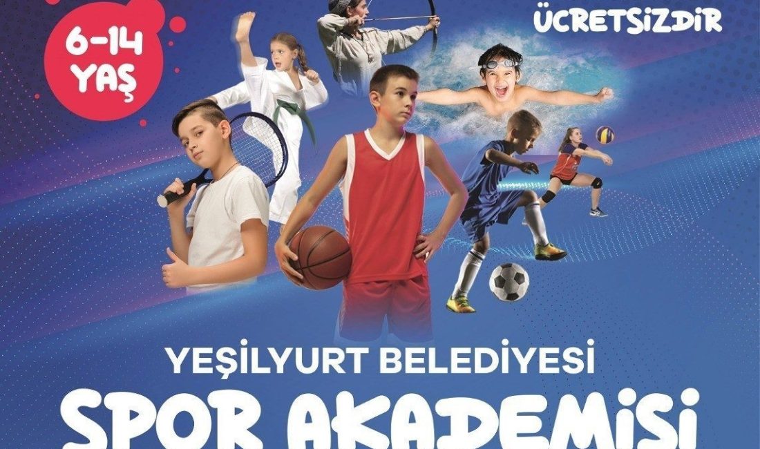 Yeşilyurt Belediyesi’nin ücretsiz spor akademisi kayıtları başlıyor Yeşilyurt Belediyesi, çocukların yaz tatilini verimli ve eğlenceli geçirmeleri için