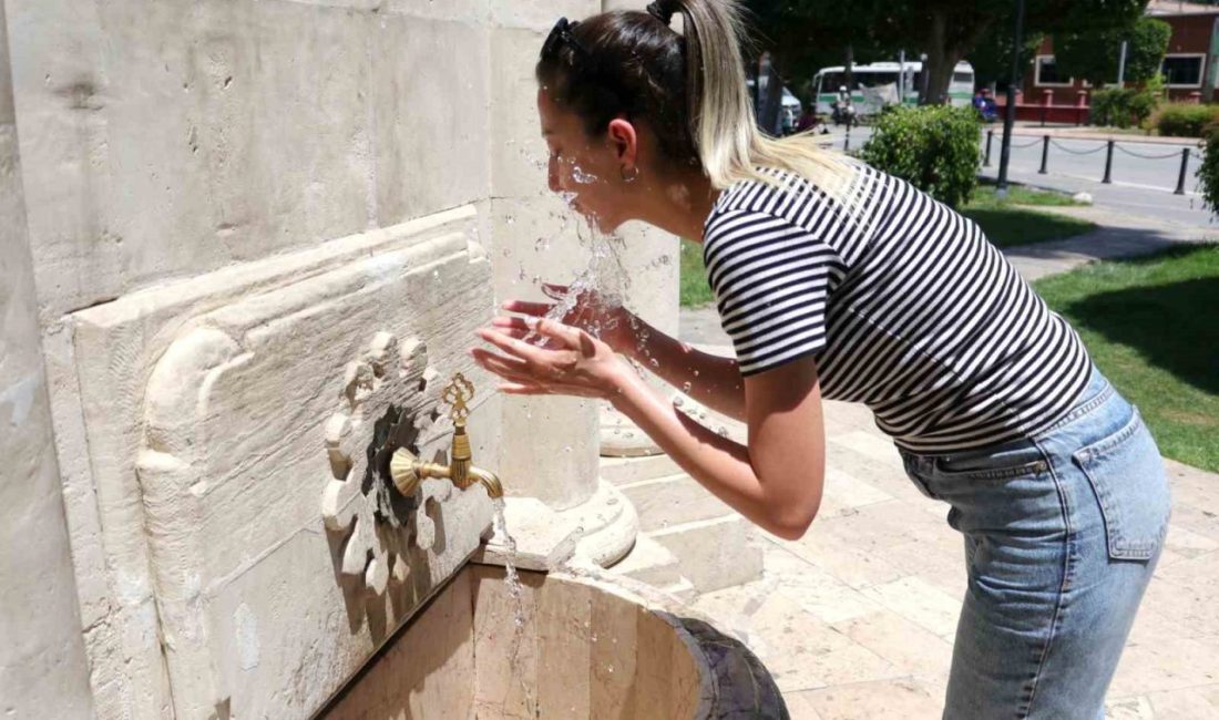 Adana’da hissedilen sıcaklık 50 dereciyi buluyor Adana’da gölgede 38 derece olan hava sıcaklığı yüksek nem nedeniyle