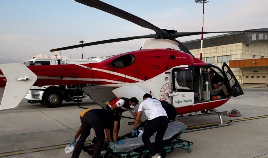 Akciğer hastası şahıs ambulans helikopter ile Van’a getirildi Van’ın Bahçesaray ilçesinde akciğer hastası şahıs, ambulans helikopter ile Van’a