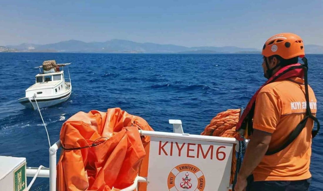 Akyarlar açıklarında sürüklenen tekne kurtarıldı Muğla’nın Bodrum ilçesi Turgutreis açıklarında makine arızası yapan tekne, Kıyı