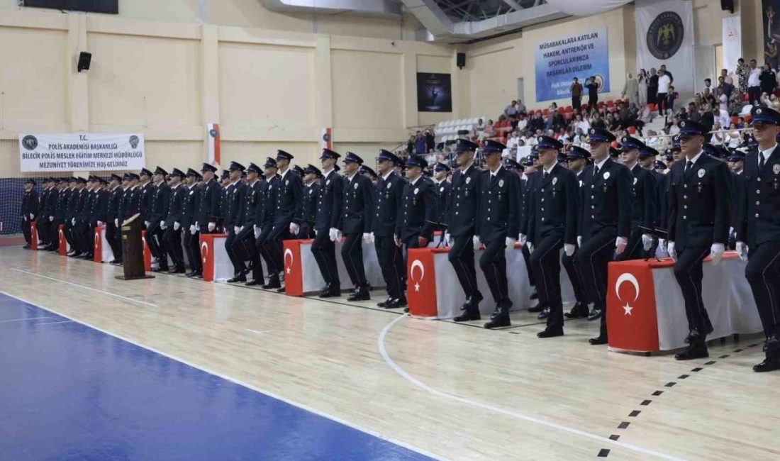 Bilecik’te POMEM öğrencileri mezun oldu Bilecik Polis Meslek Yüksekokulu’ndan mezun olan polis adayları için 31.