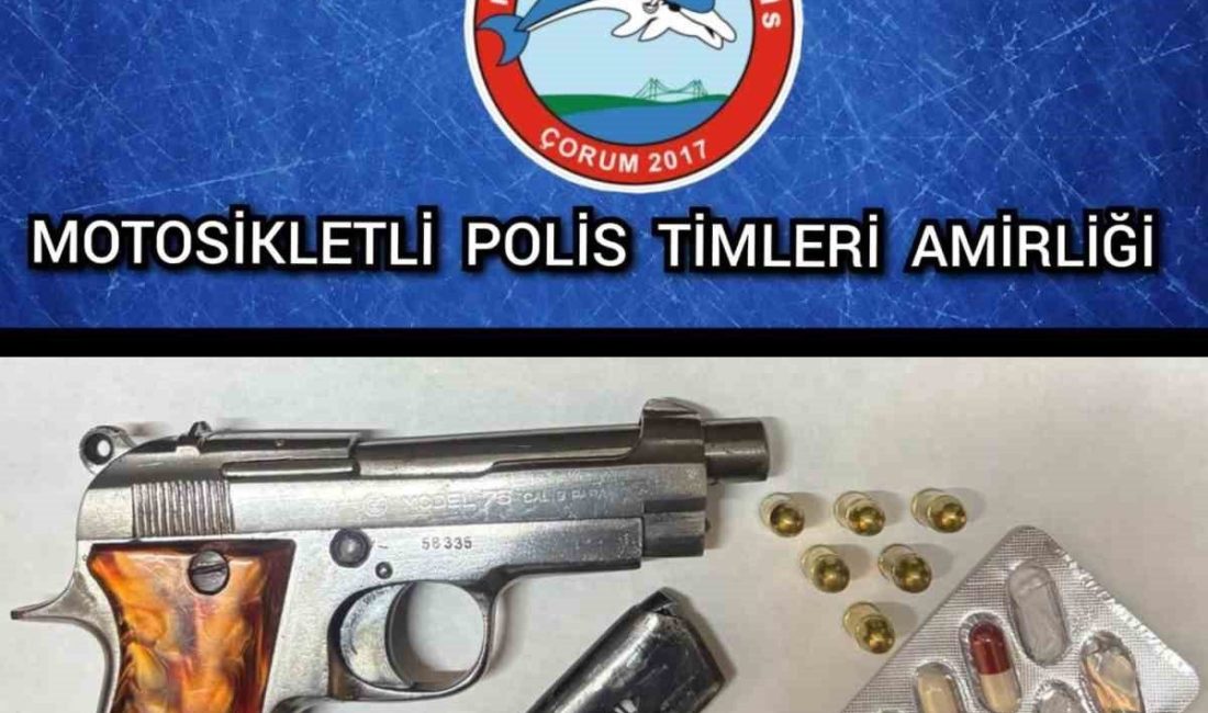 Çorum’da polis ekipleri tarafından yapılan geniş çaplı uygulama ve çalışmalar