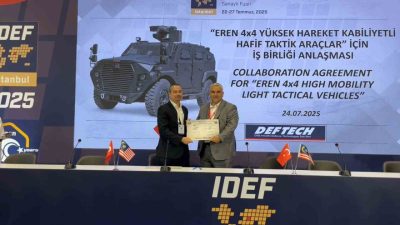 KATMERCİLER ile Malezya merkezli DEFTECH firması arasında “EREN 4×4 Yüksek