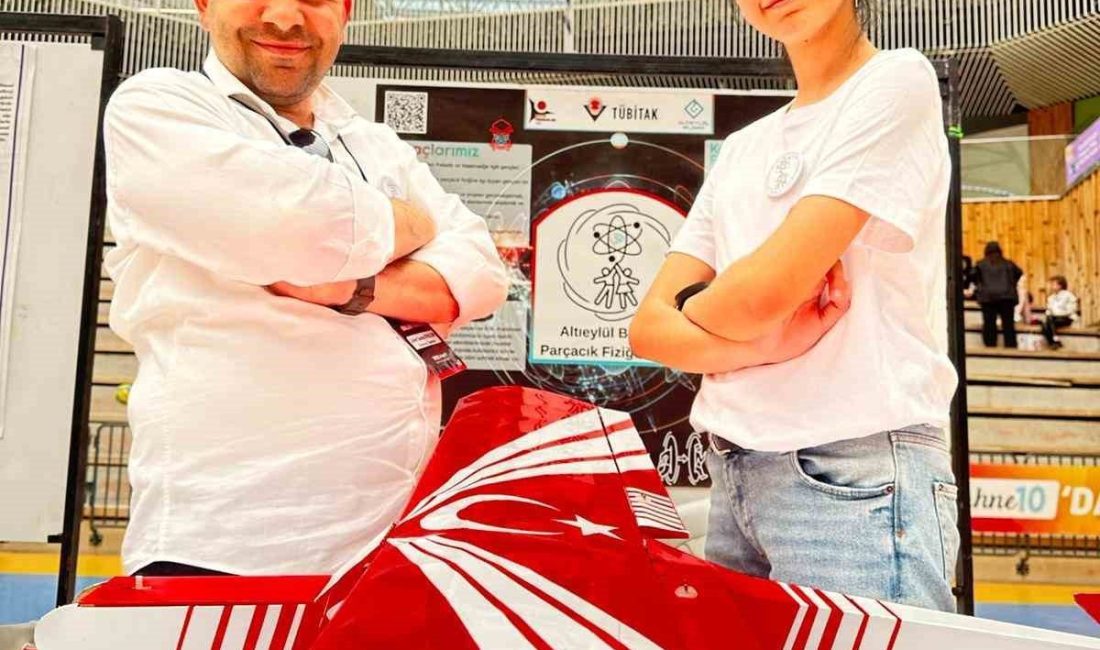 Balıkesir Altıeylül Bilim ve Sanat Merkezi öğrencisi Bilge Küçükşahin, TEKNOFEST