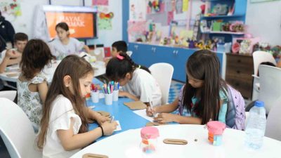 Samsun Büyükşehir Belediyesi’nin öncülüğünde çocukların bilimle, sanatla ve doğayla iç